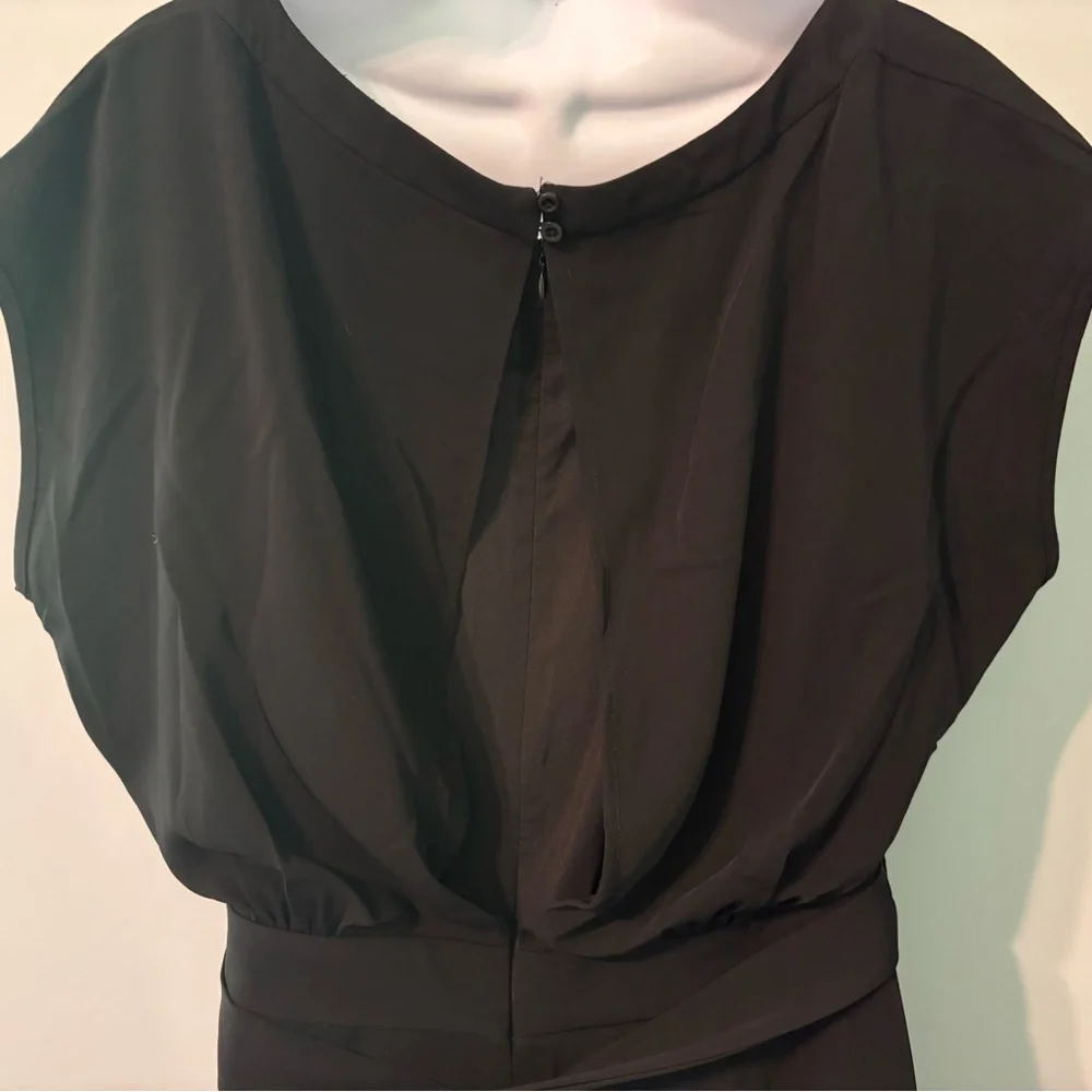 Eliza J Black Sleeveless Jumpsuit